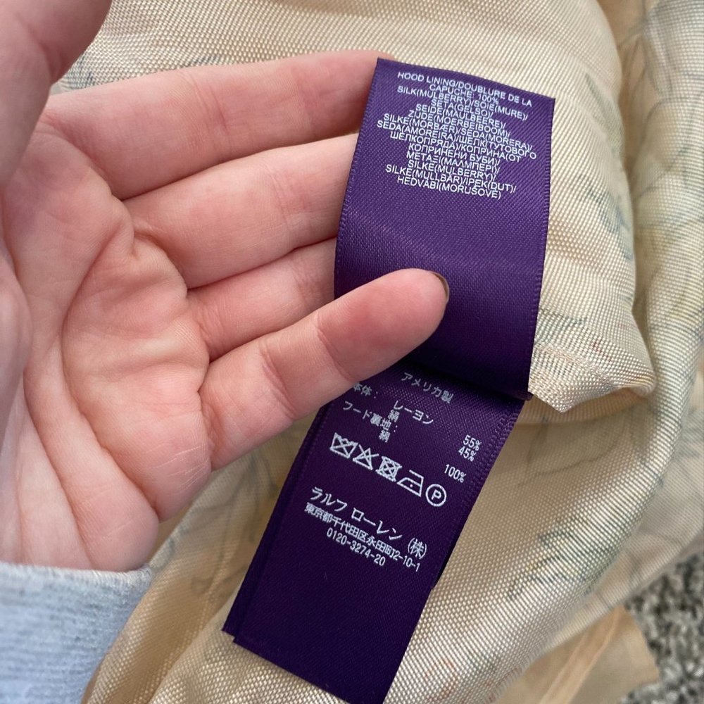 Ralph Lauren Purple Label Silk Organza Floral Orch - Picture 14 of 15
